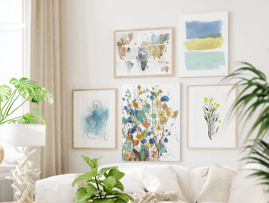 How to Hang Wall Art at Home with 2 Simple Techniques