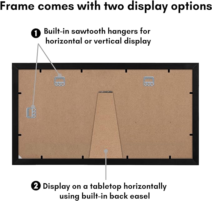 Triple Collage Picture Frame for 5x7 | Choose Size and Color