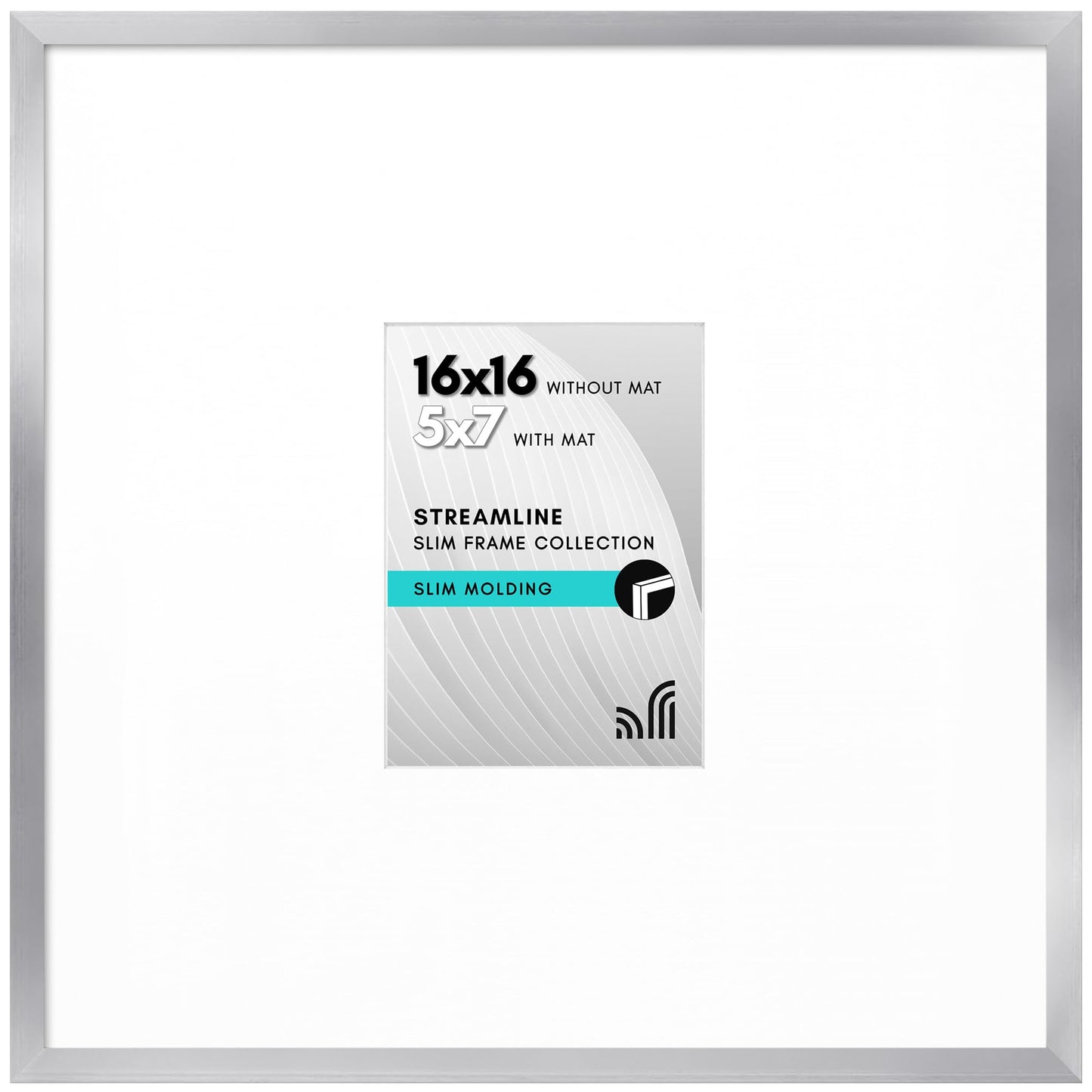 Americanflat | Thin Border Picture Frame | Shatter-Resistant Plexiglass