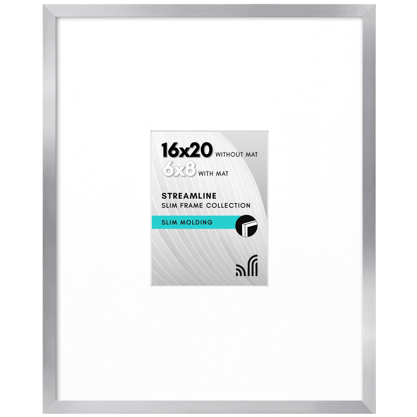 Americanflat | Thin Border Picture Frame | Shatter-Resistant Plexiglass