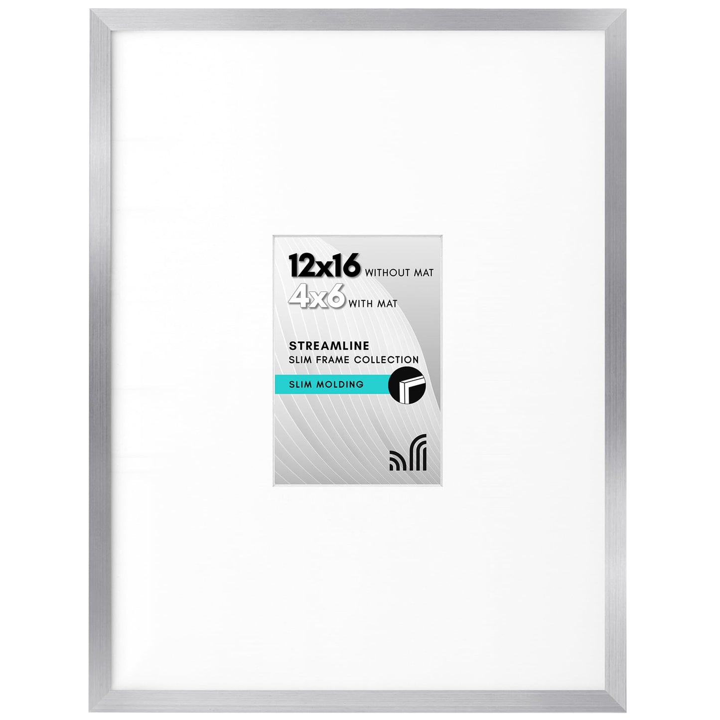 Americanflat | Thin Border Picture Frame | Shatter-Resistant Plexiglass
