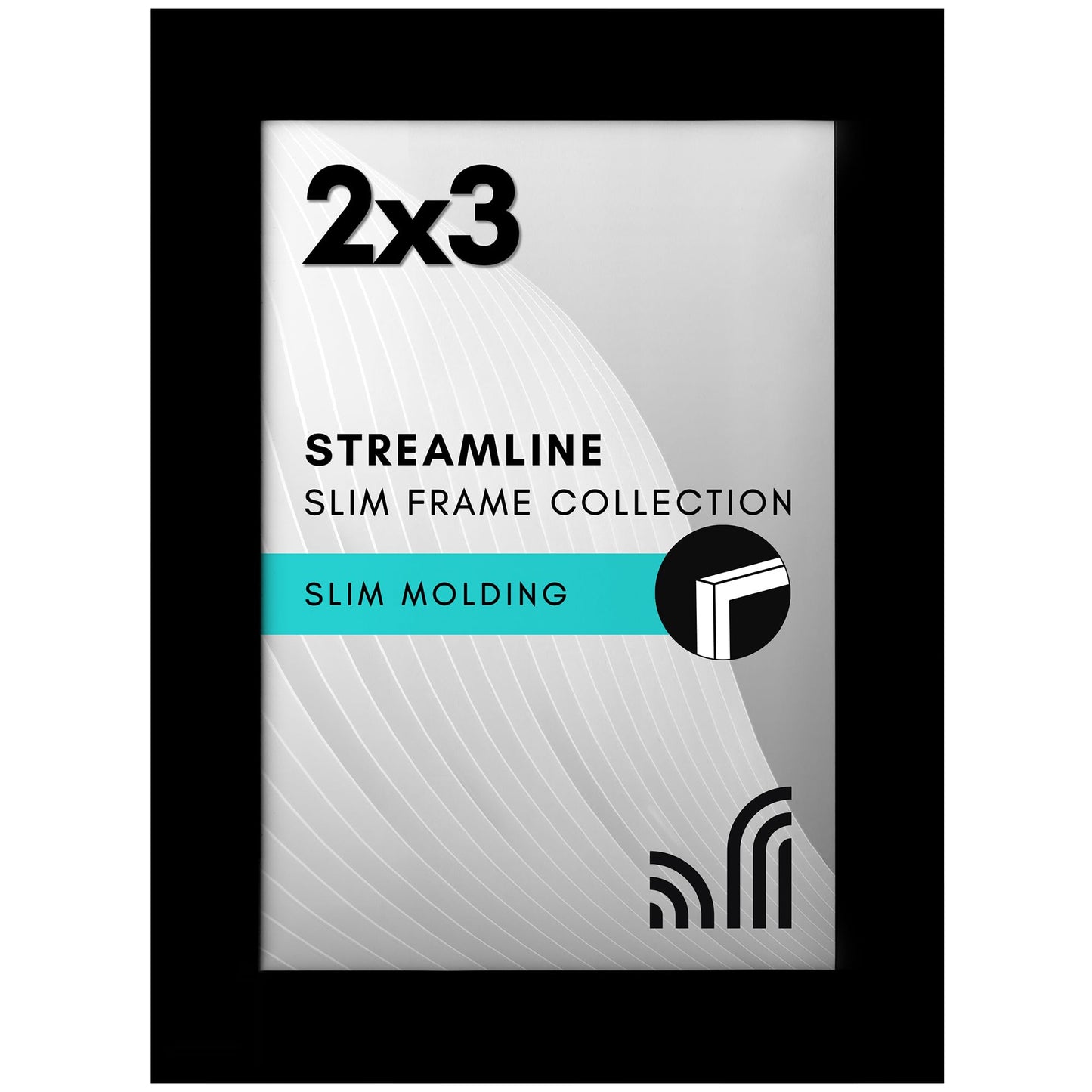 Thin Border Frame No Mat, Shatter-Resistant - Americanflat