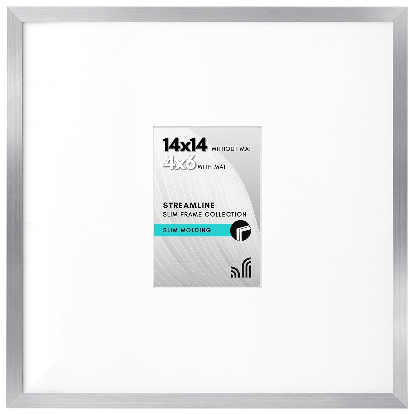 Americanflat | Thin Border Picture Frame | Shatter-Resistant Plexiglass