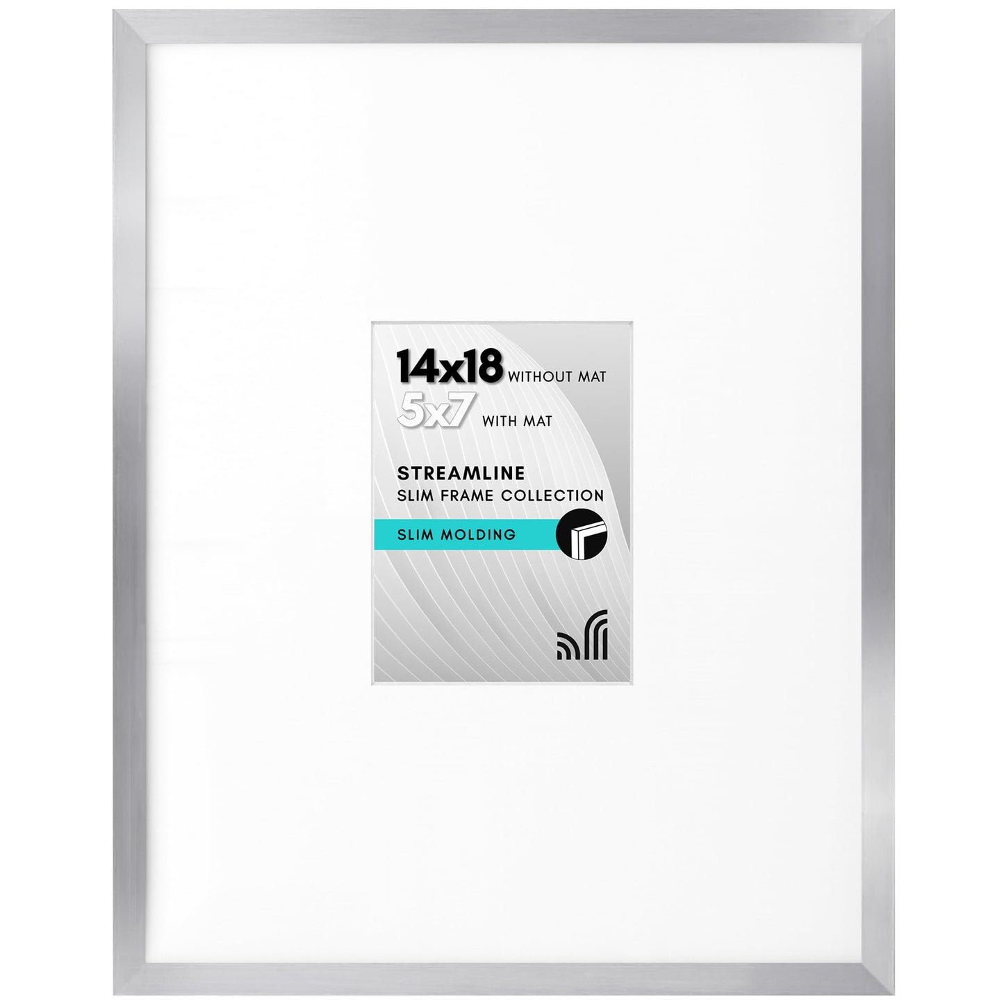 Americanflat | Thin Border Picture Frame | Shatter-Resistant Plexiglass