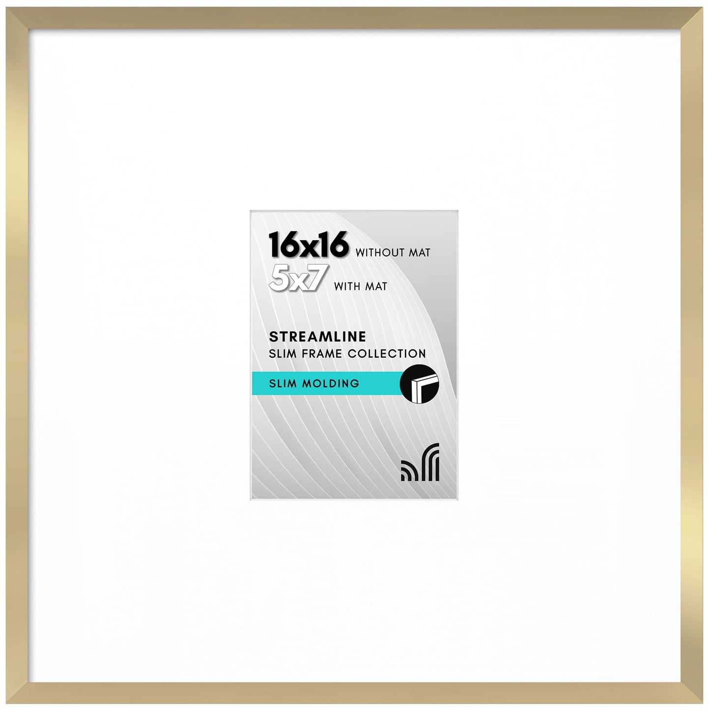 Americanflat | Thin Border Picture Frame | Shatter-Resistant Plexiglass