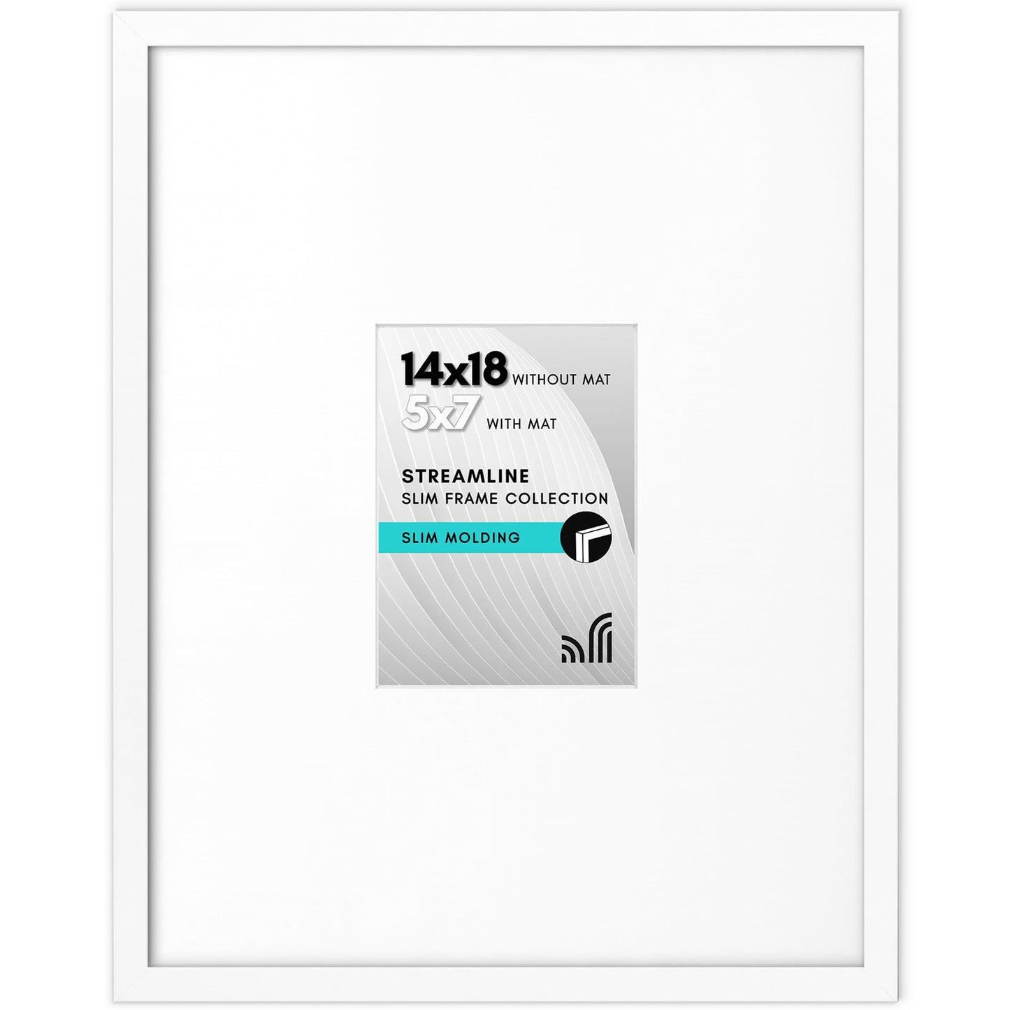 Americanflat | Thin Border Picture Frame | Shatter-Resistant Plexiglass