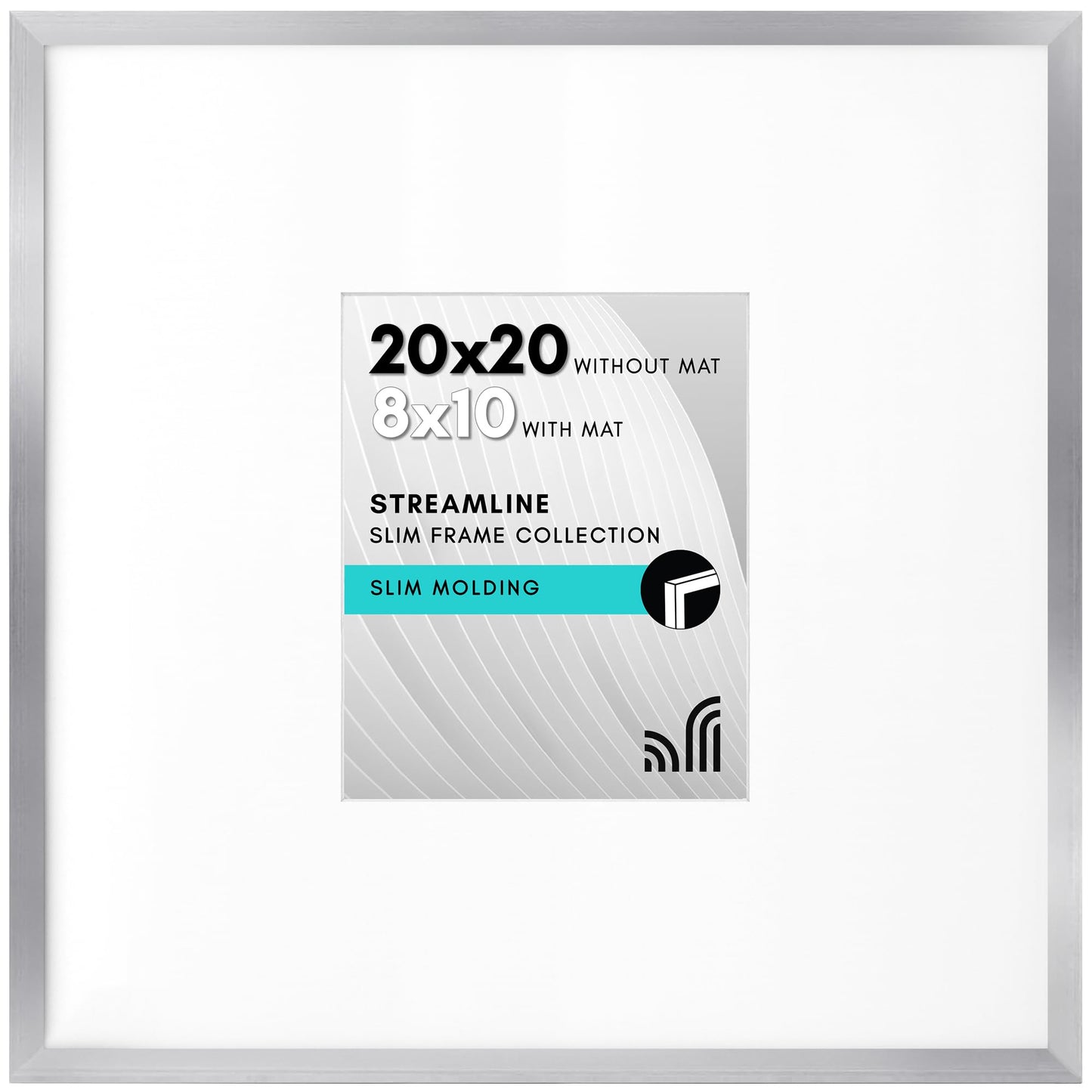 Americanflat | Thin Border Picture Frame | Shatter-Resistant Plexiglass