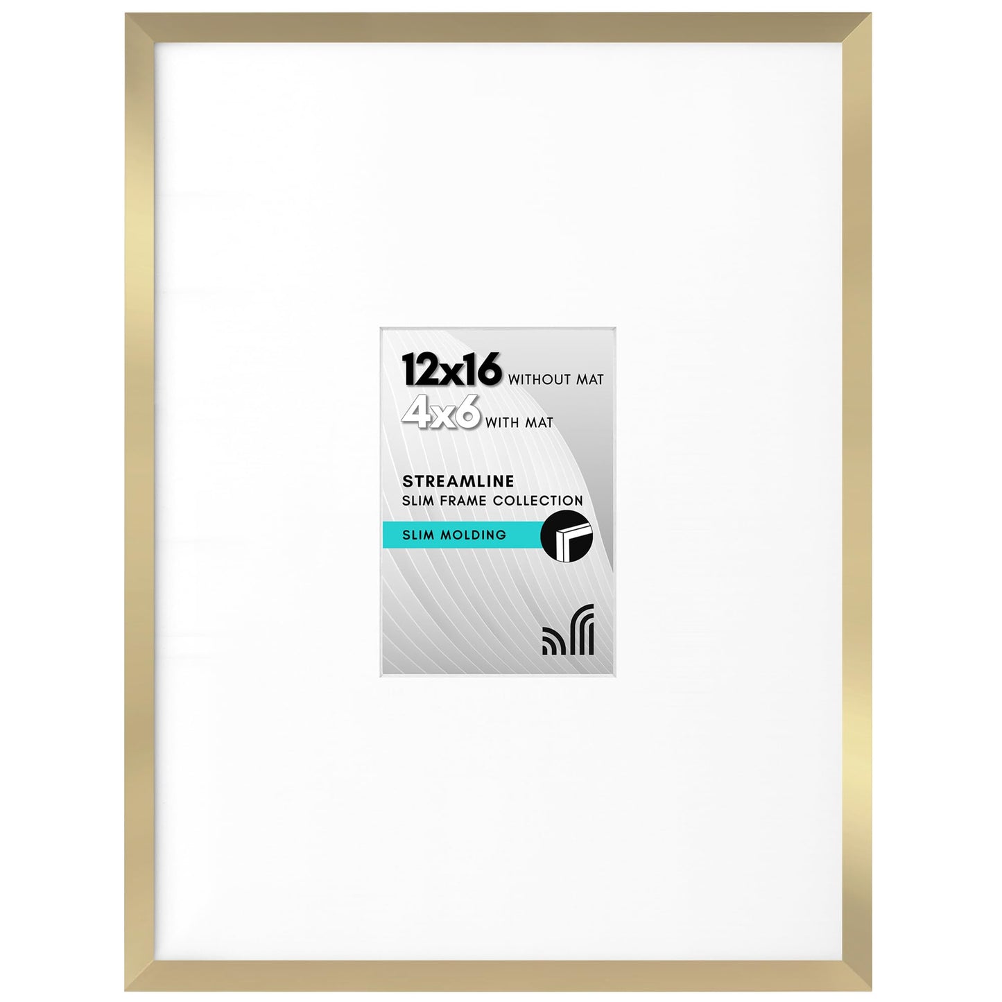 Americanflat | Thin Border Picture Frame | Shatter-Resistant Plexiglass