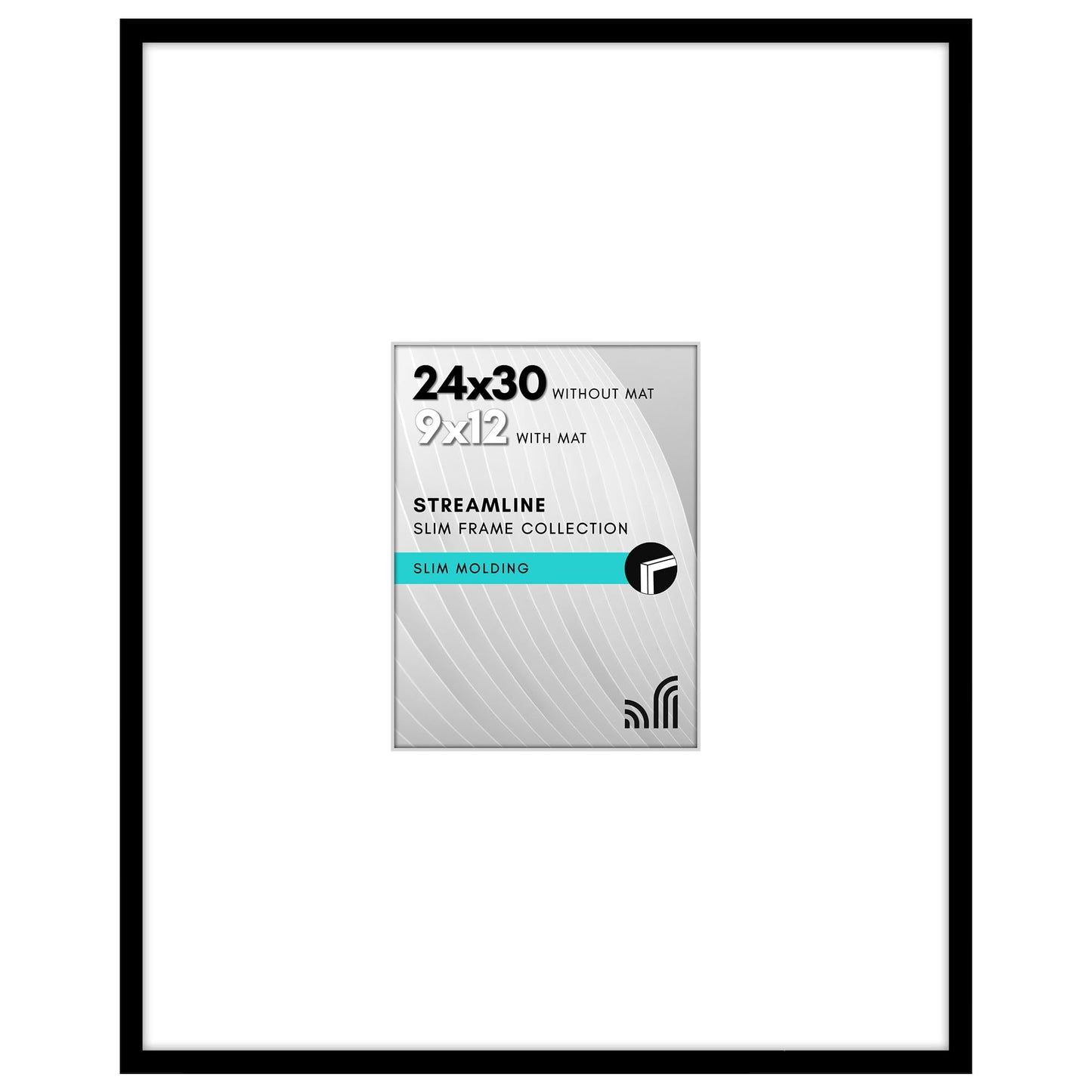 Americanflat | Thin Border Picture Frame | Shatter-Resistant Plexiglass
