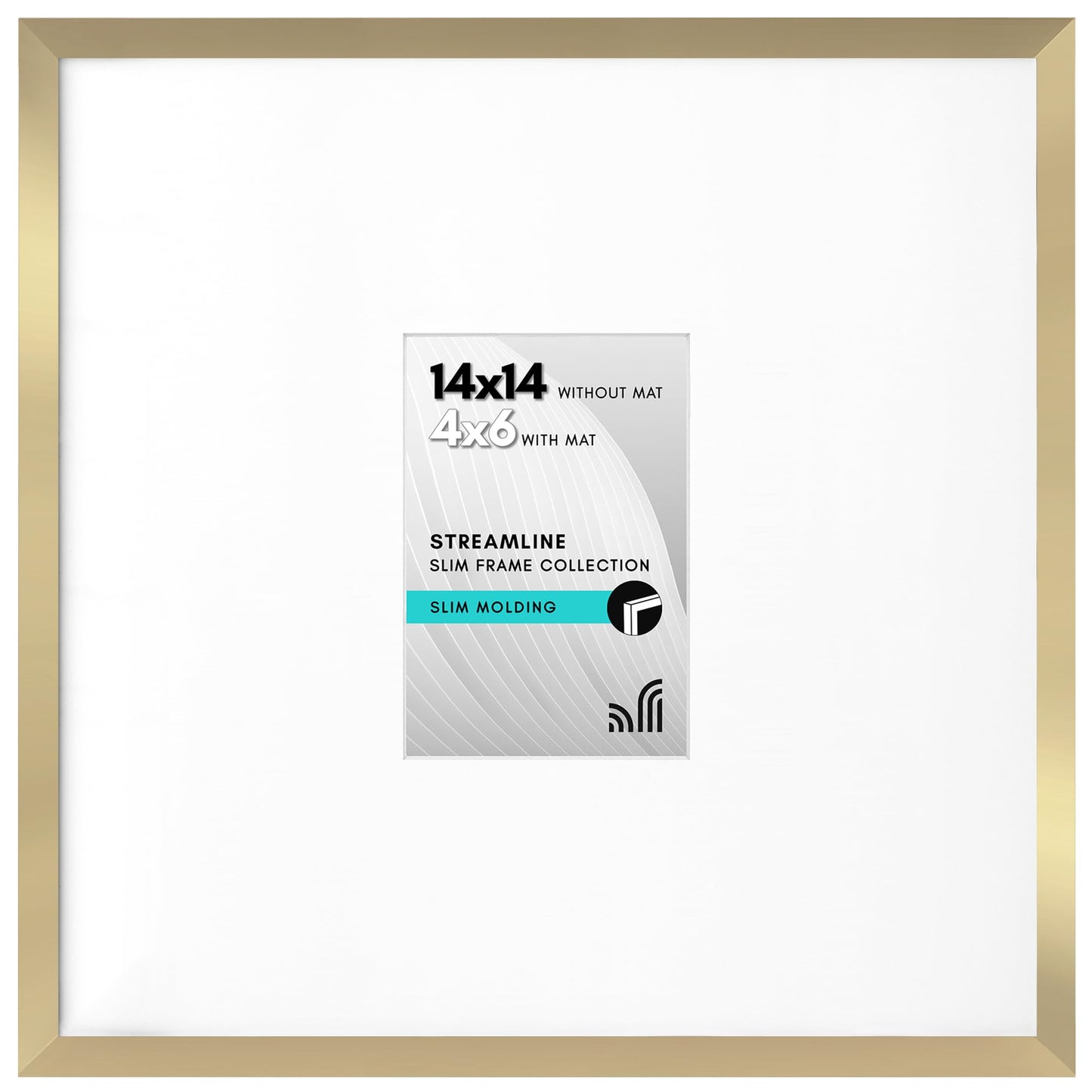 Americanflat | Thin Border Picture Frame | Shatter-Resistant Plexiglass