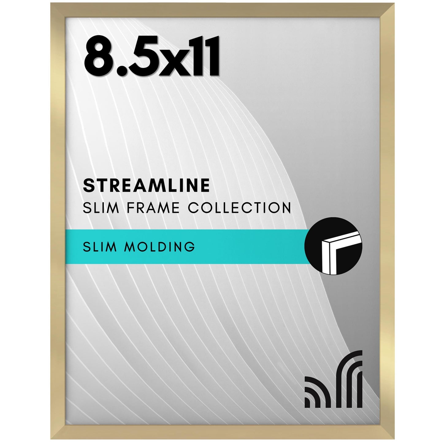 Thin Border Frame No Mat, Shatter-Resistant - Americanflat