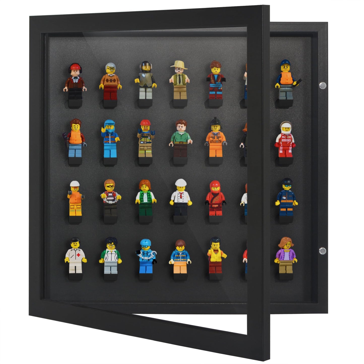 Toy Collectibles Display Case for Cars and Mini Figurines | Silhouette Collection