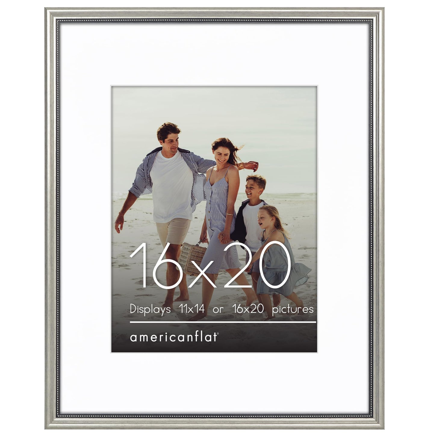 Americanflat Vintage Frames with Mat | Distressed Molding