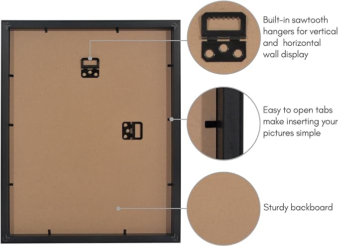 Deep Molding Frame without Mat | Choose Size and Color