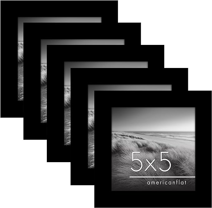 Set of 5 - Classic Gallery Picture Frame without Mat | Galleria Collection