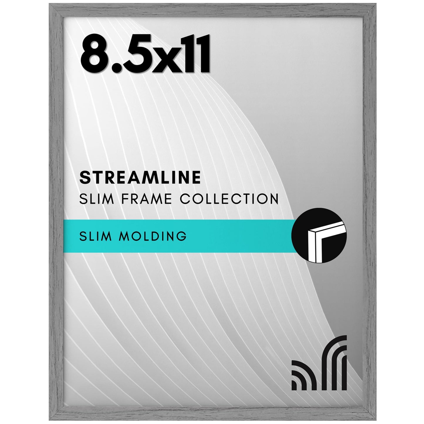 Thin Border Frame No Mat, Shatter-Resistant - Americanflat