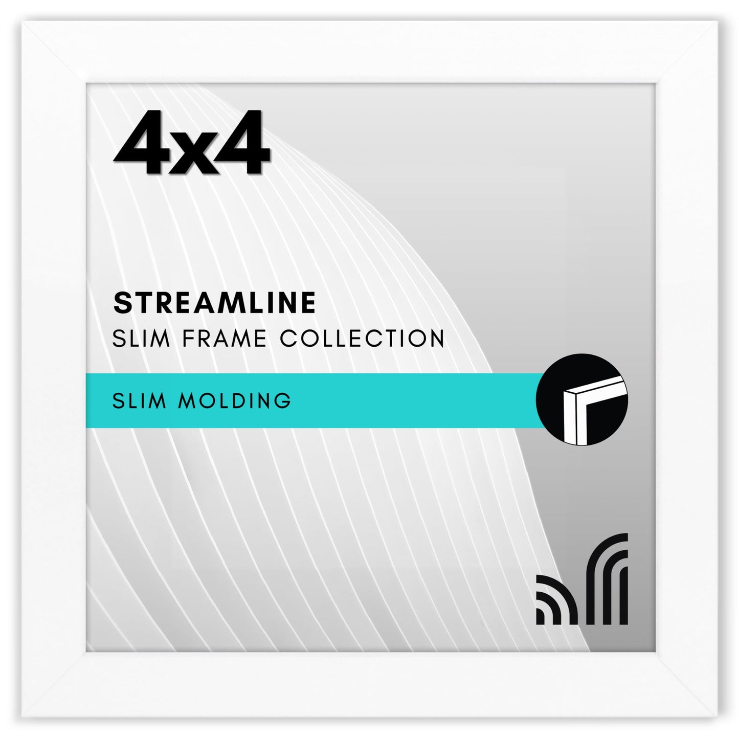 Thin Border Frame No Mat, Shatter-Resistant - Americanflat