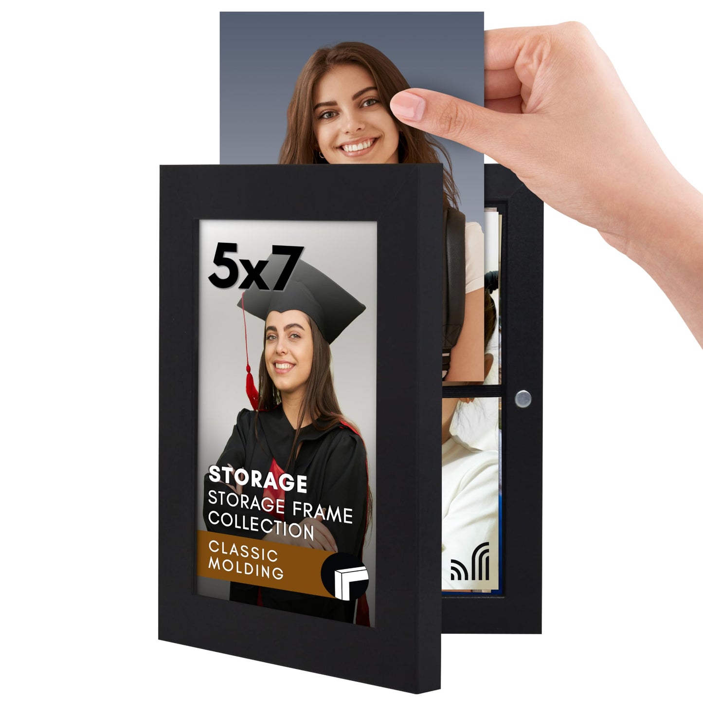 Storage Picture Frame, Quick Change, 35-Photo - Americanflat