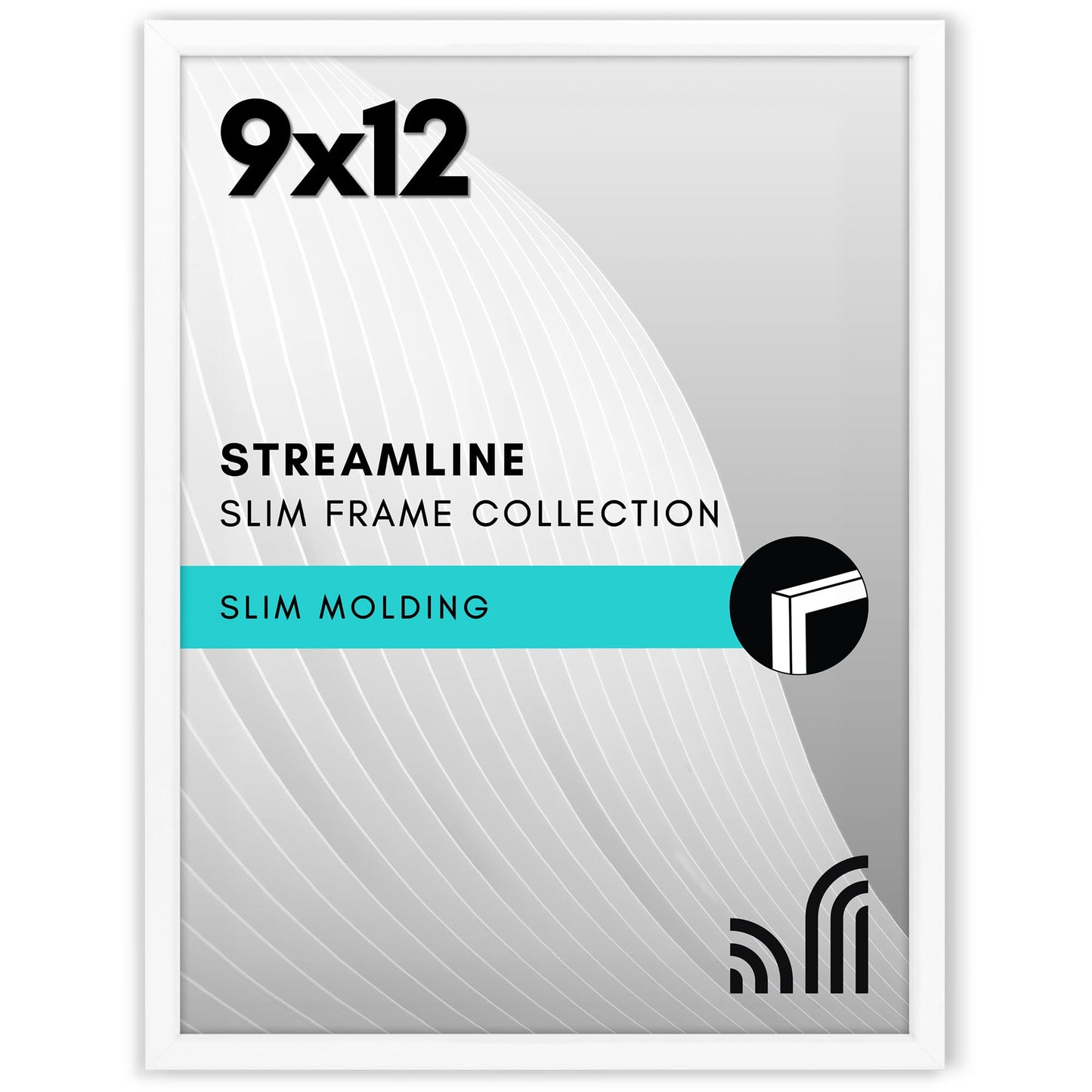 Thin Border Frame No Mat, Shatter-Resistant - Americanflat