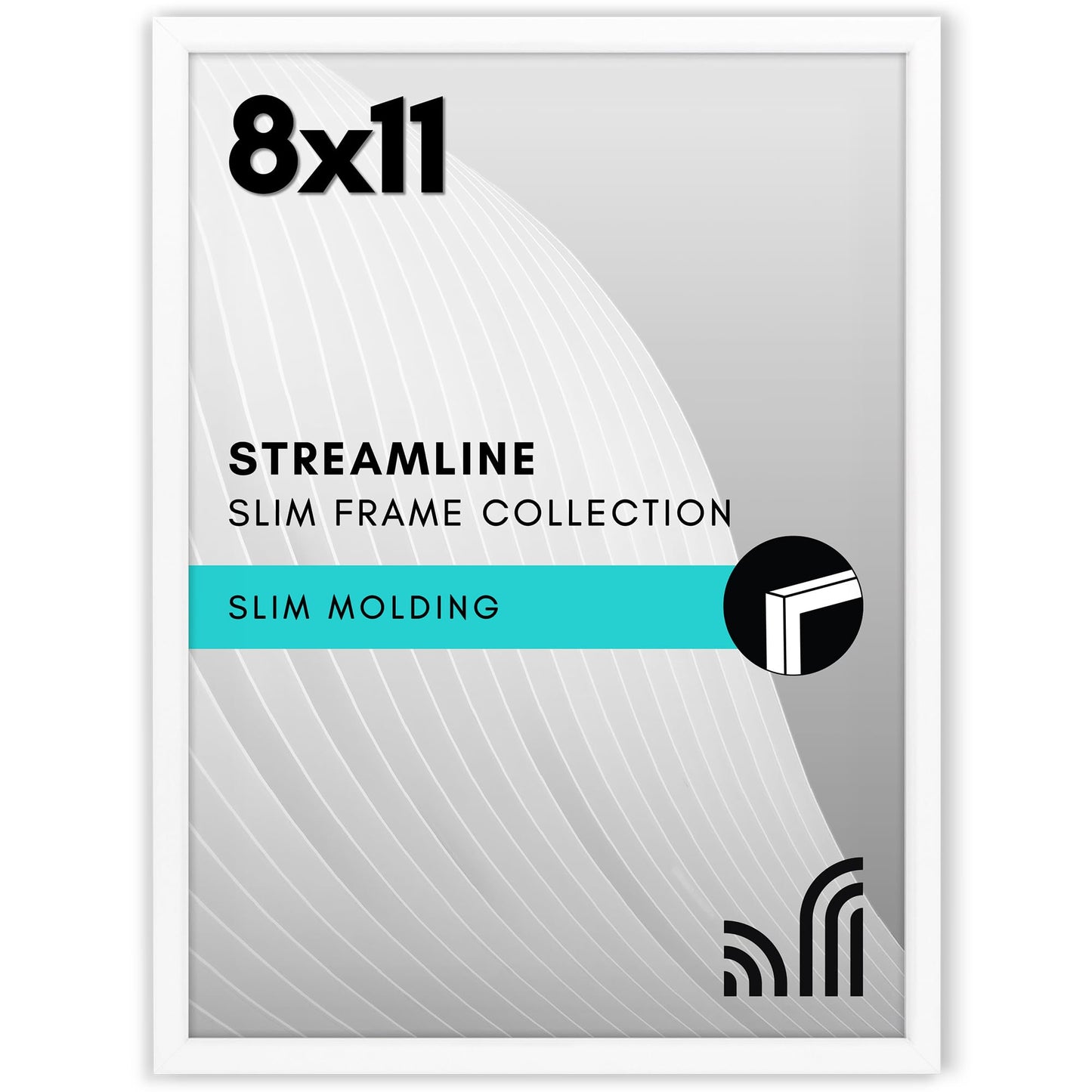 Thin Border Frame No Mat, Shatter-Resistant - Americanflat