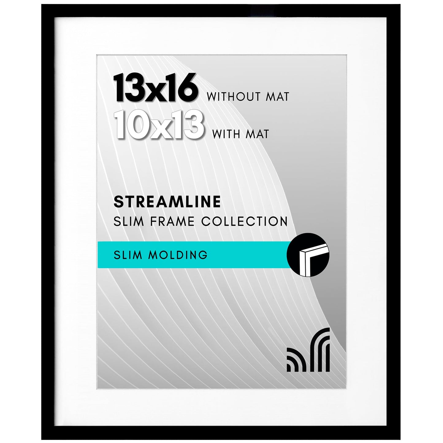 Americanflat | Thin Border Picture Frame | Shatter-Resistant Plexiglass