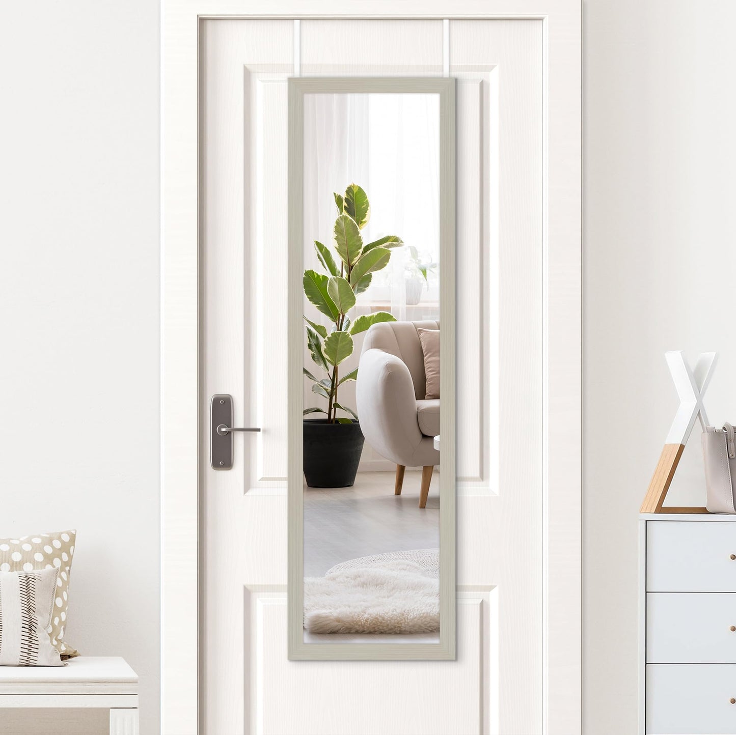 Over-the-Door Mirror 12x48 Full Length - Americanflat
