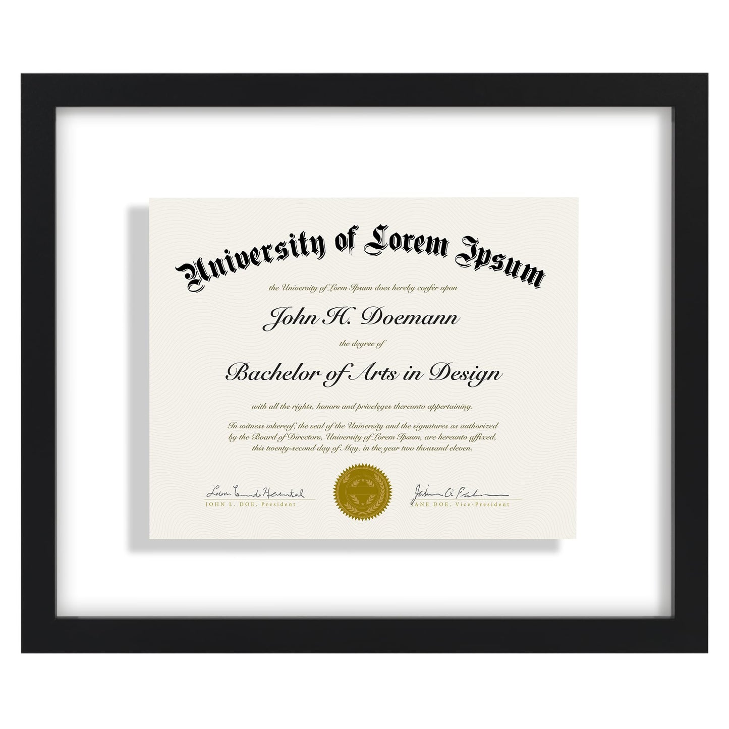 Floating Picture Frame Without Mat - Americanflat