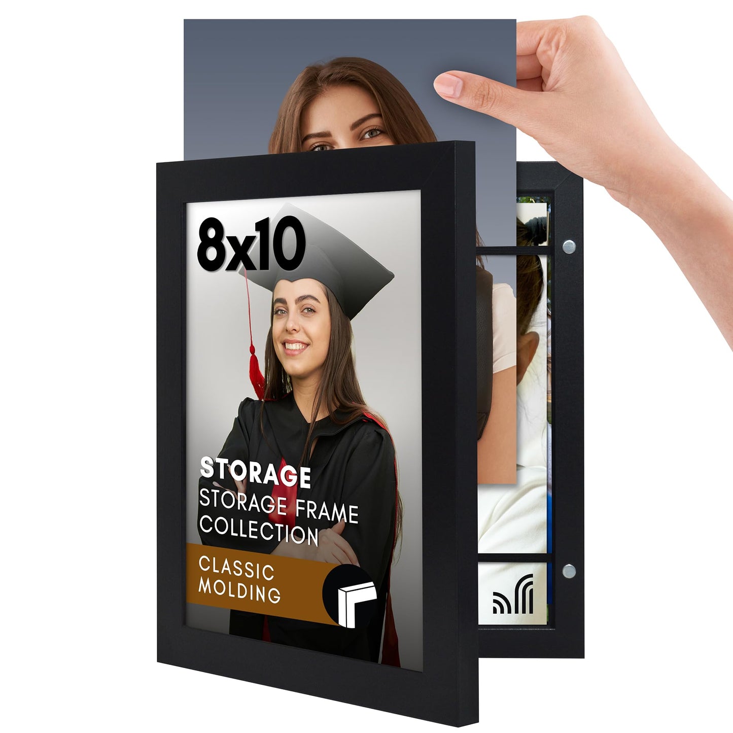 Storage Picture Frame, Quick Change, 35-Photo - Americanflat