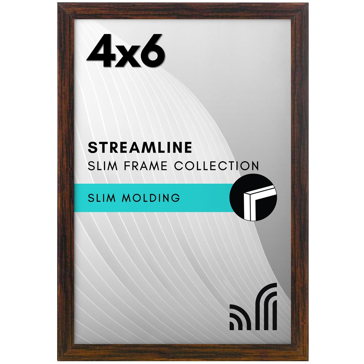 Thin Border Frame No Mat, Shatter-Resistant - Americanflat