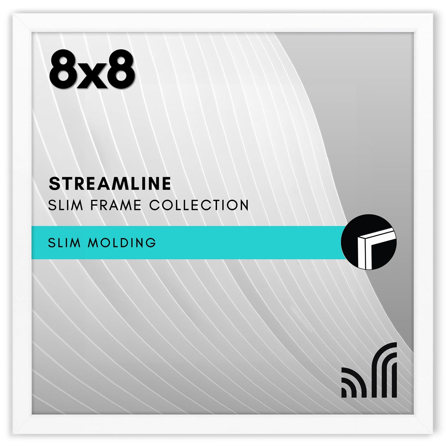 Thin Border Frame No Mat, Shatter-Resistant - Americanflat