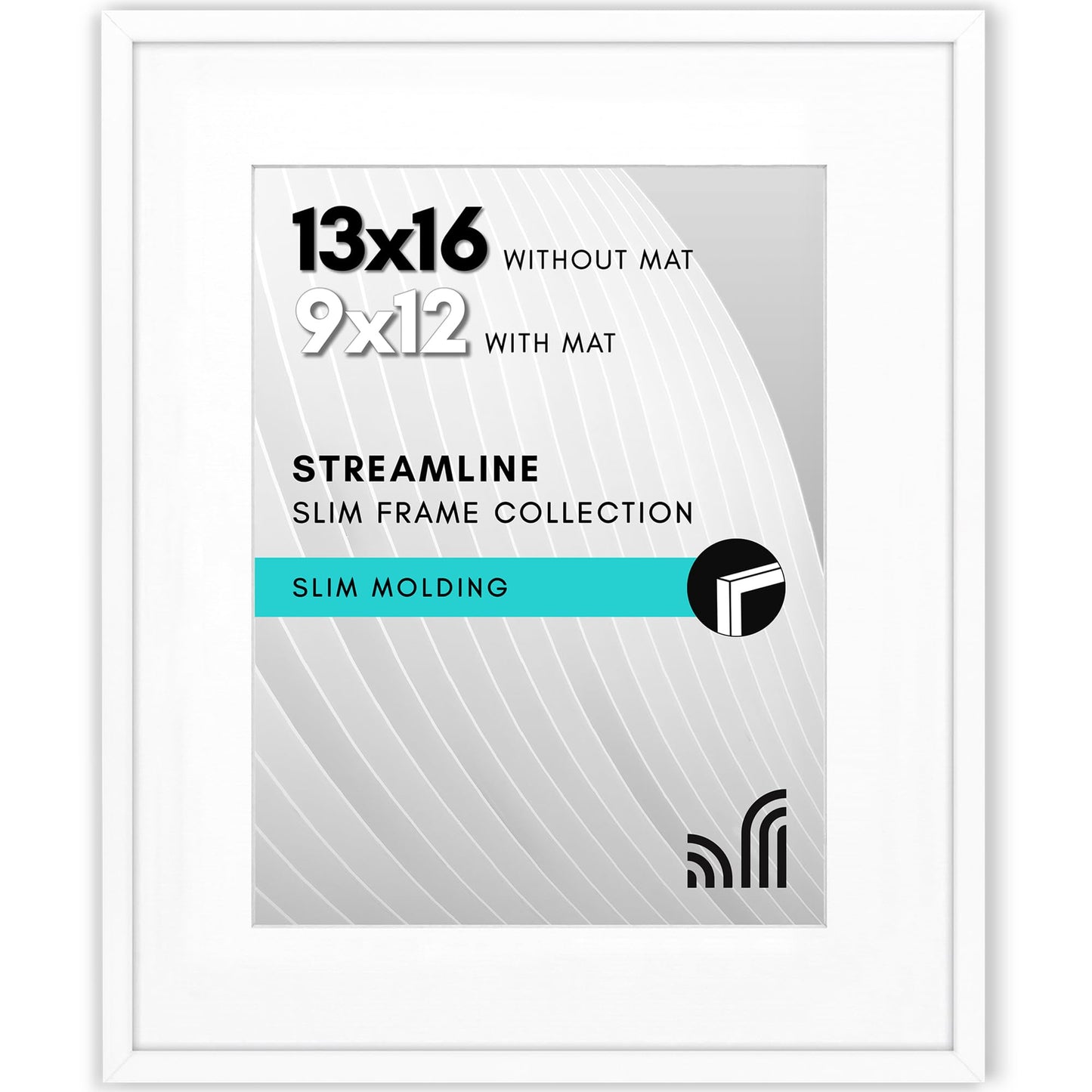 Americanflat | Thin Border Picture Frame | Shatter-Resistant Plexiglass