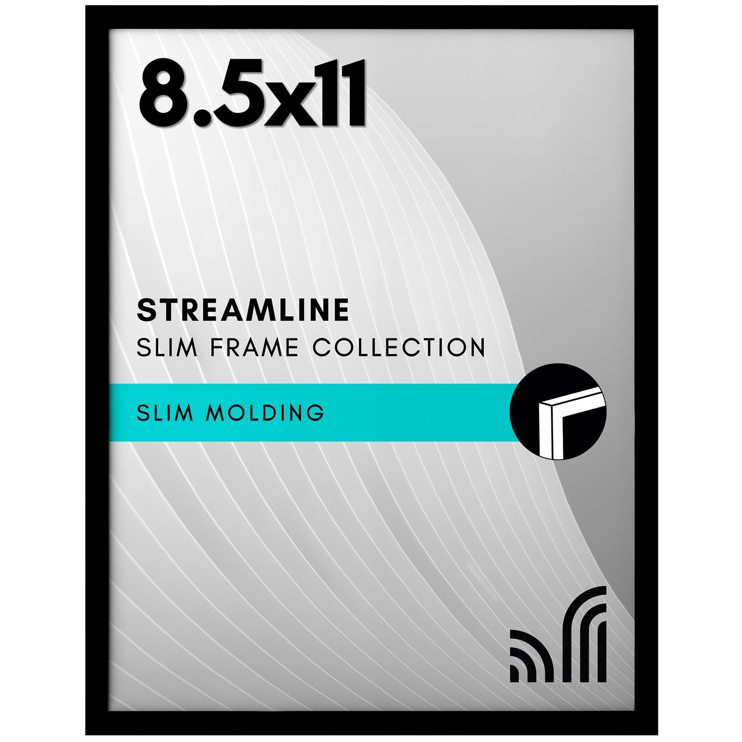 Thin Border Frame No Mat, Shatter-Resistant - Americanflat