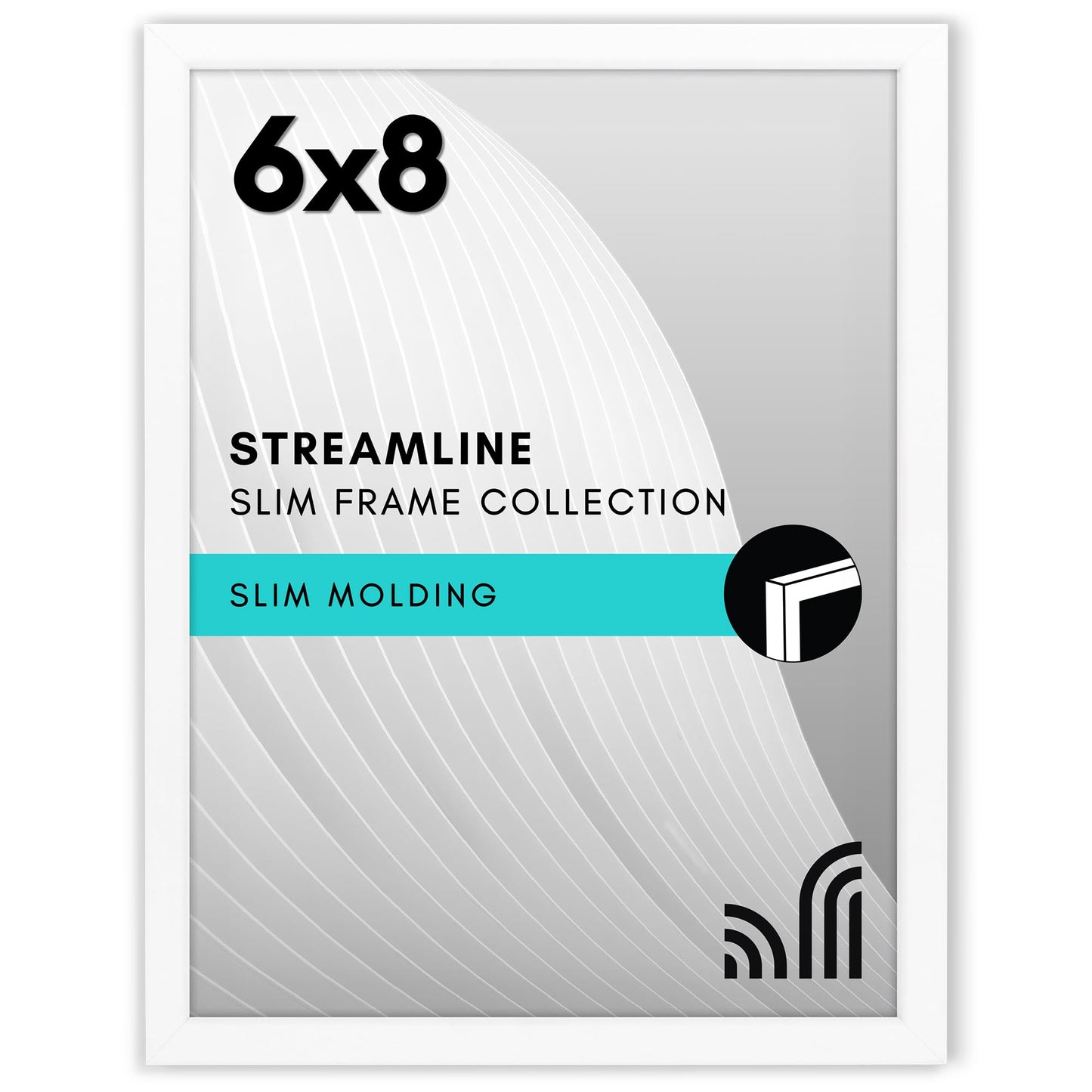 Thin Border Frame No Mat, Shatter-Resistant - Americanflat