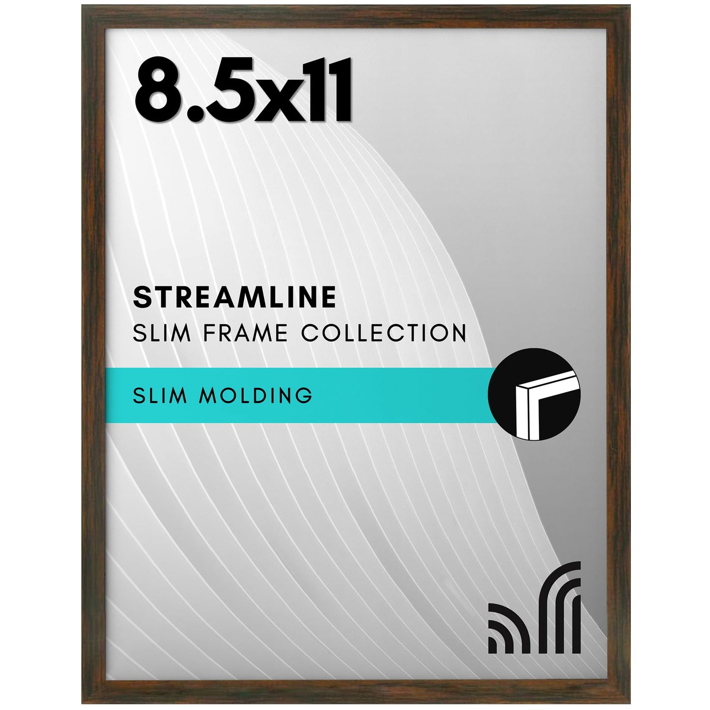 Thin Border Frame No Mat, Shatter-Resistant - Americanflat