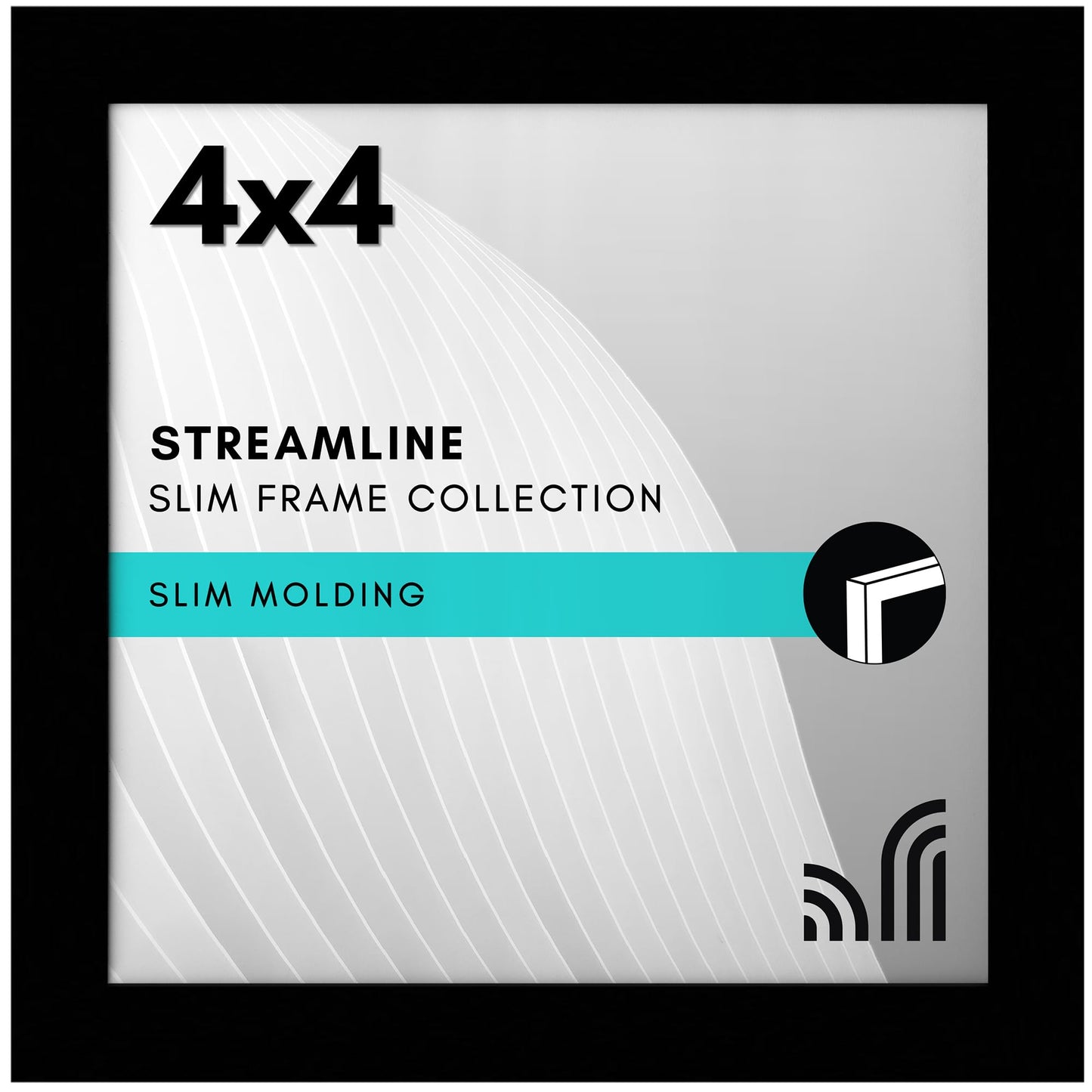 Thin Border Frame No Mat, Shatter-Resistant - Americanflat