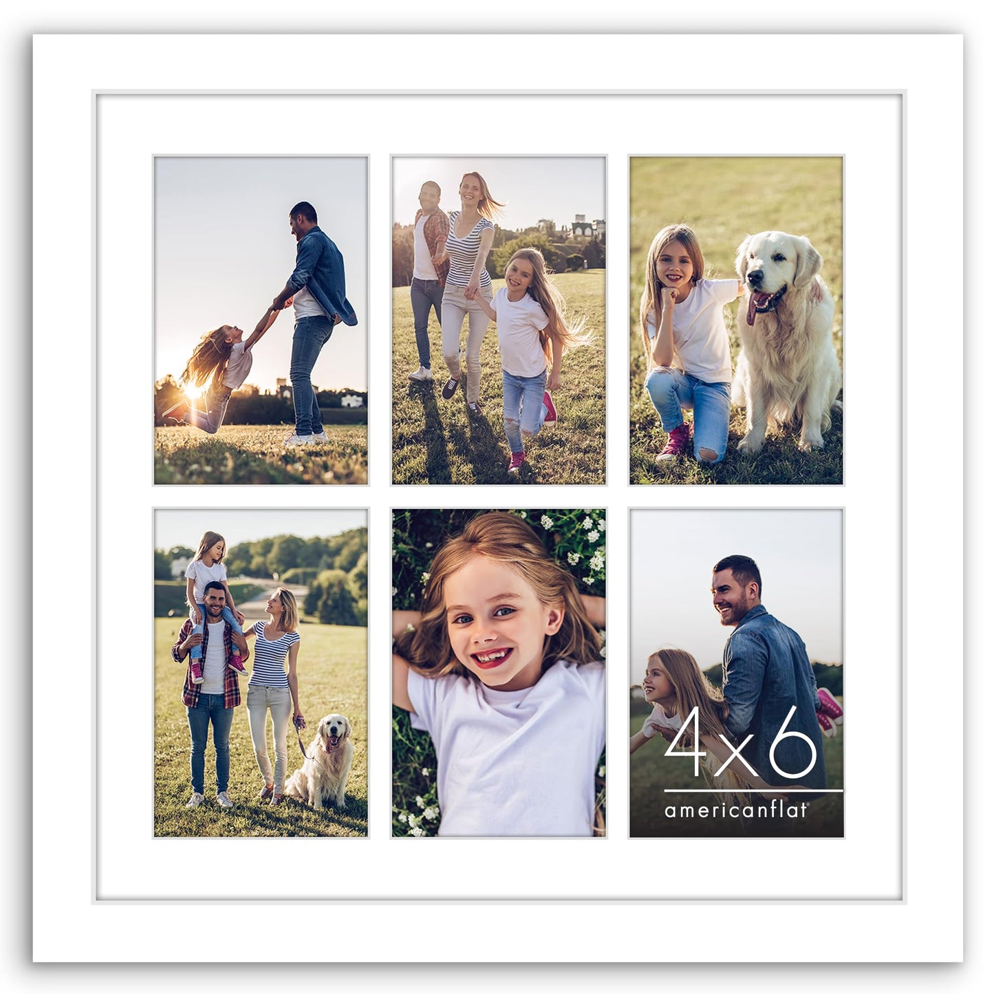 Americanflat Signature Collage Frame | Acrylic | Wall Display | Gallery Look
