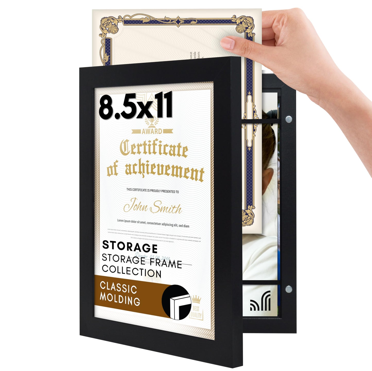 Storage Picture Frame, Quick Change, 35-Photo - Americanflat