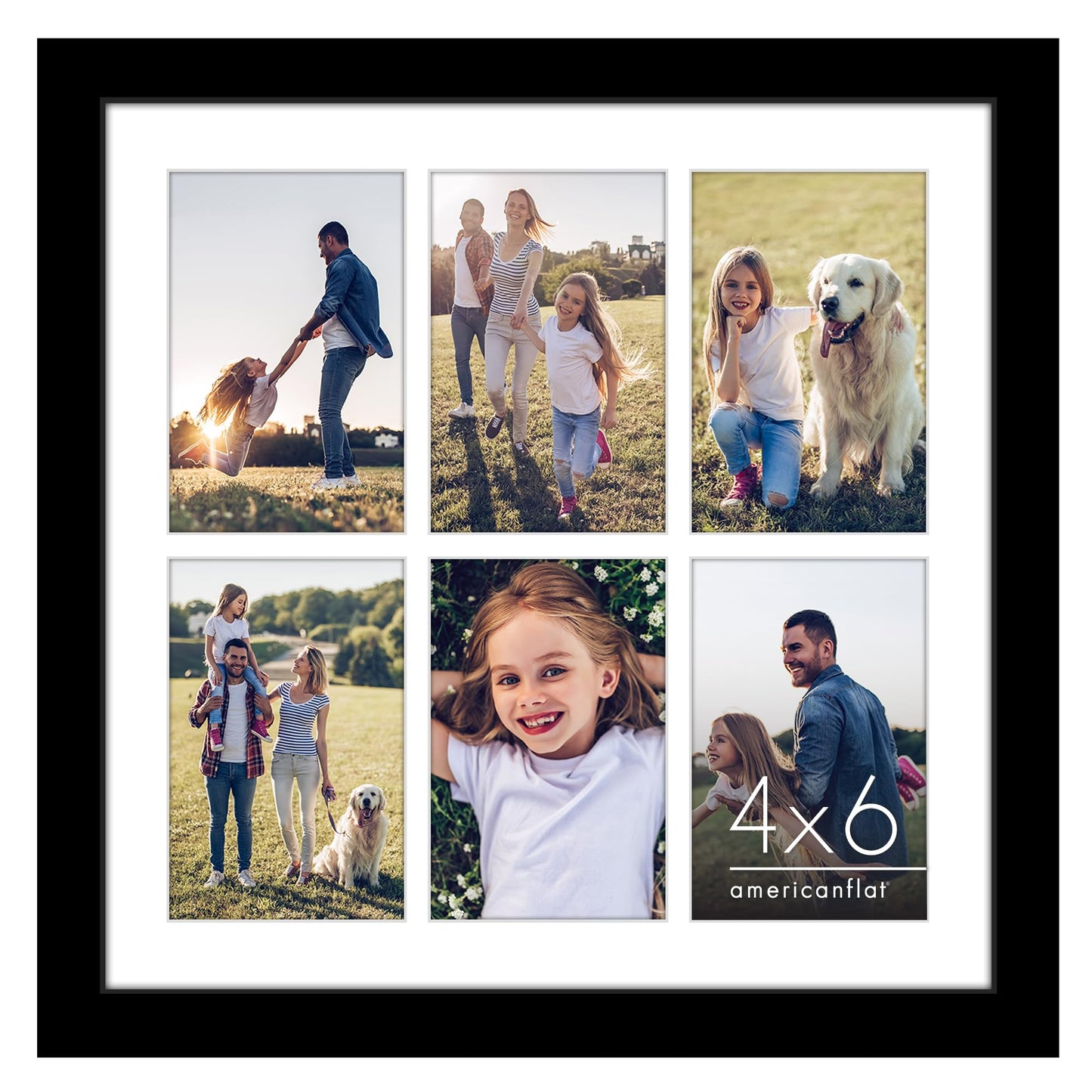 Americanflat Signature Collage Frame | Acrylic | Wall Display | Gallery Look