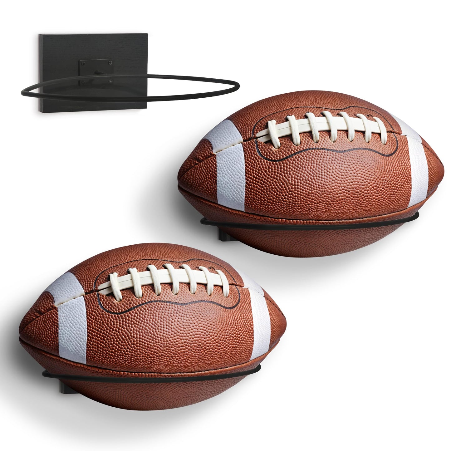 ports Ball Display Stand for Baseball, Basketball, Football, and Tennis Set of 3 | All-Star Collection