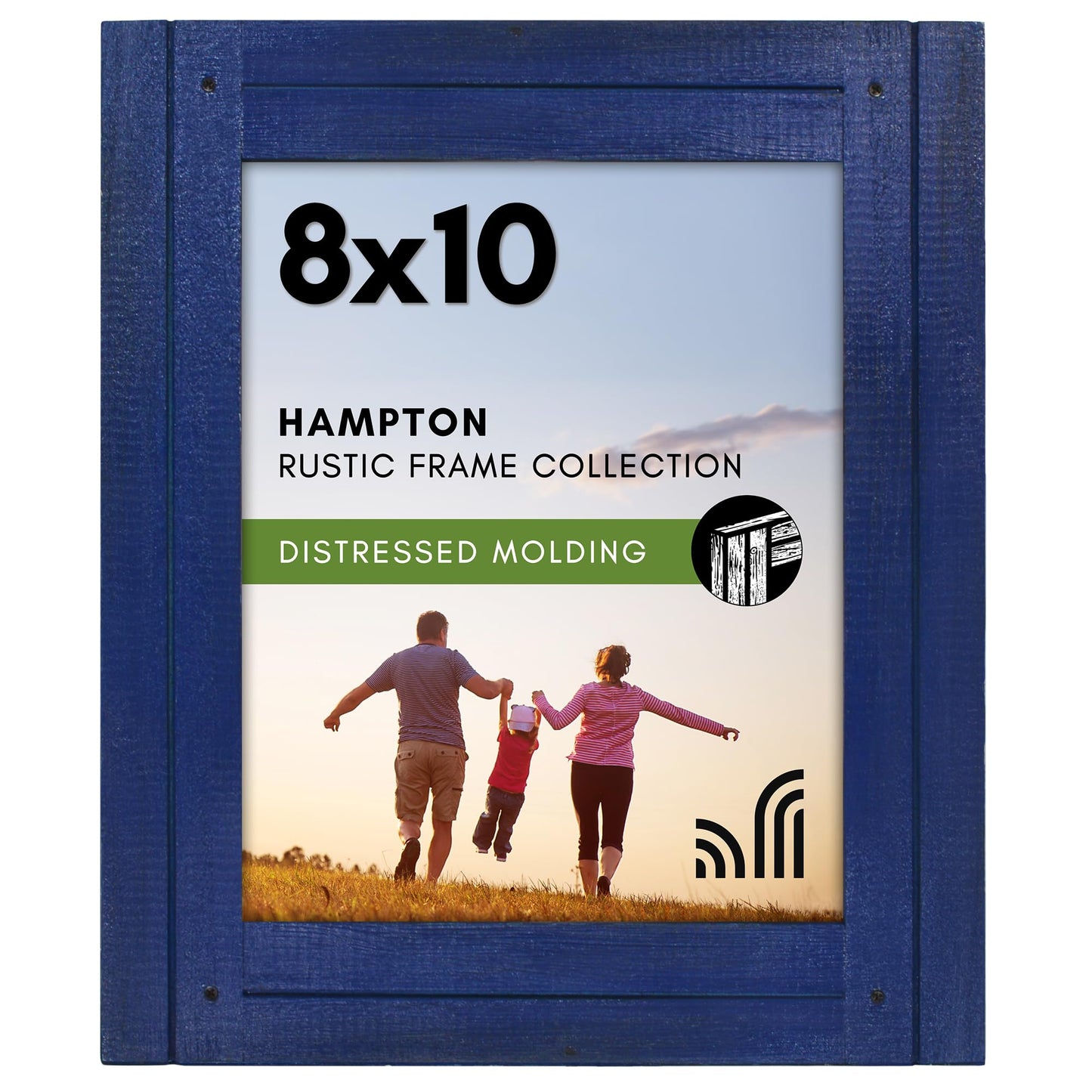 Distressed Wood Picture Frame Without Mat - Americanflat