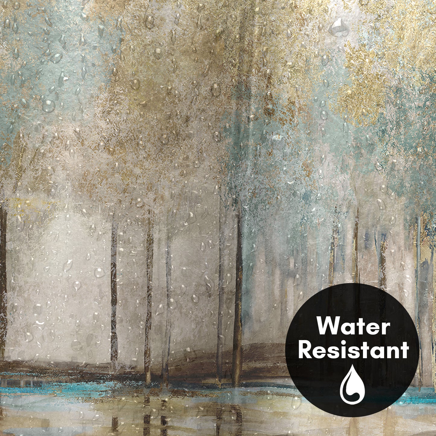71x74 Shower Curtain with 12 Metal Grommets | Woodlot