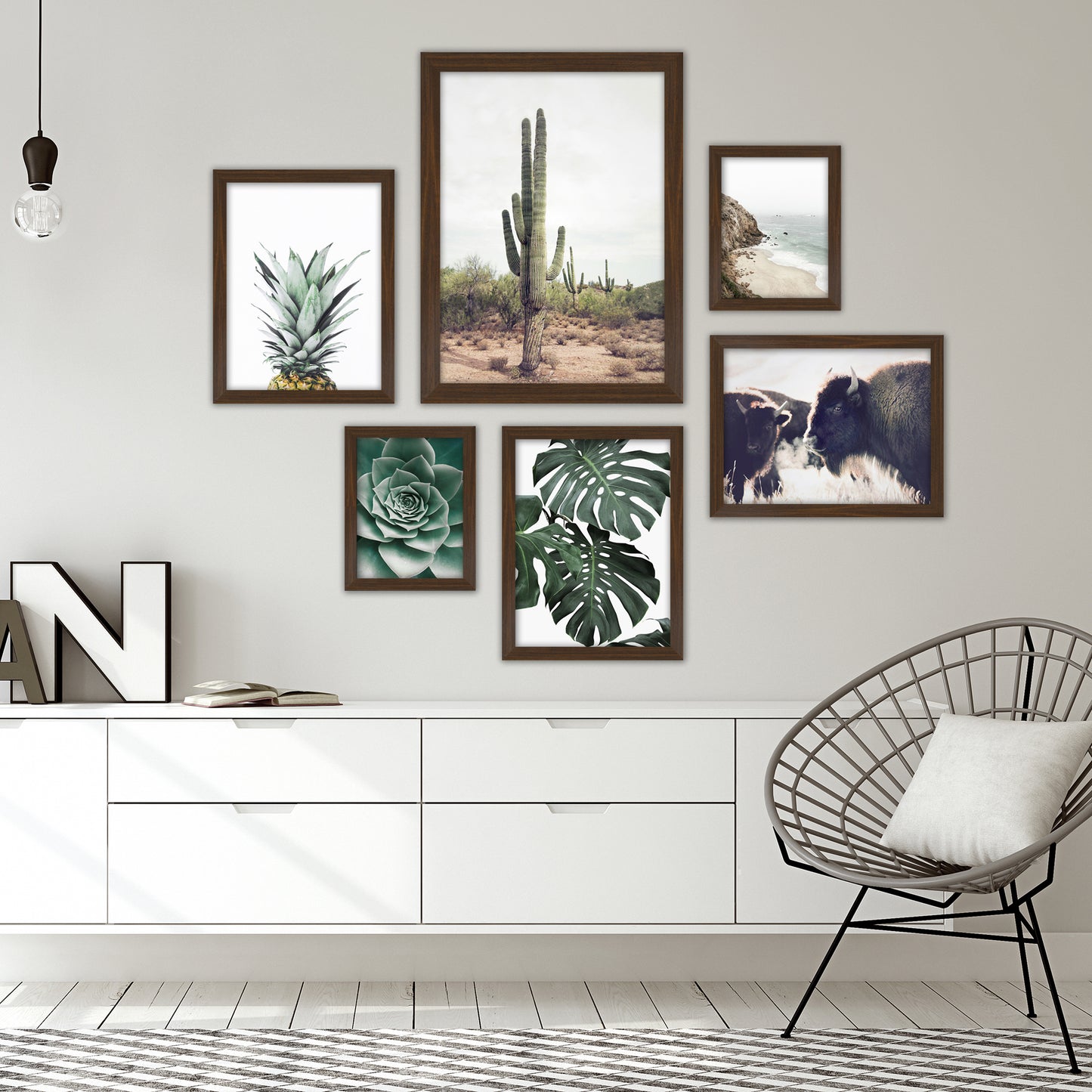 Contemporary Southwest Photography - 6 Piece Framed Gallery Wall Set