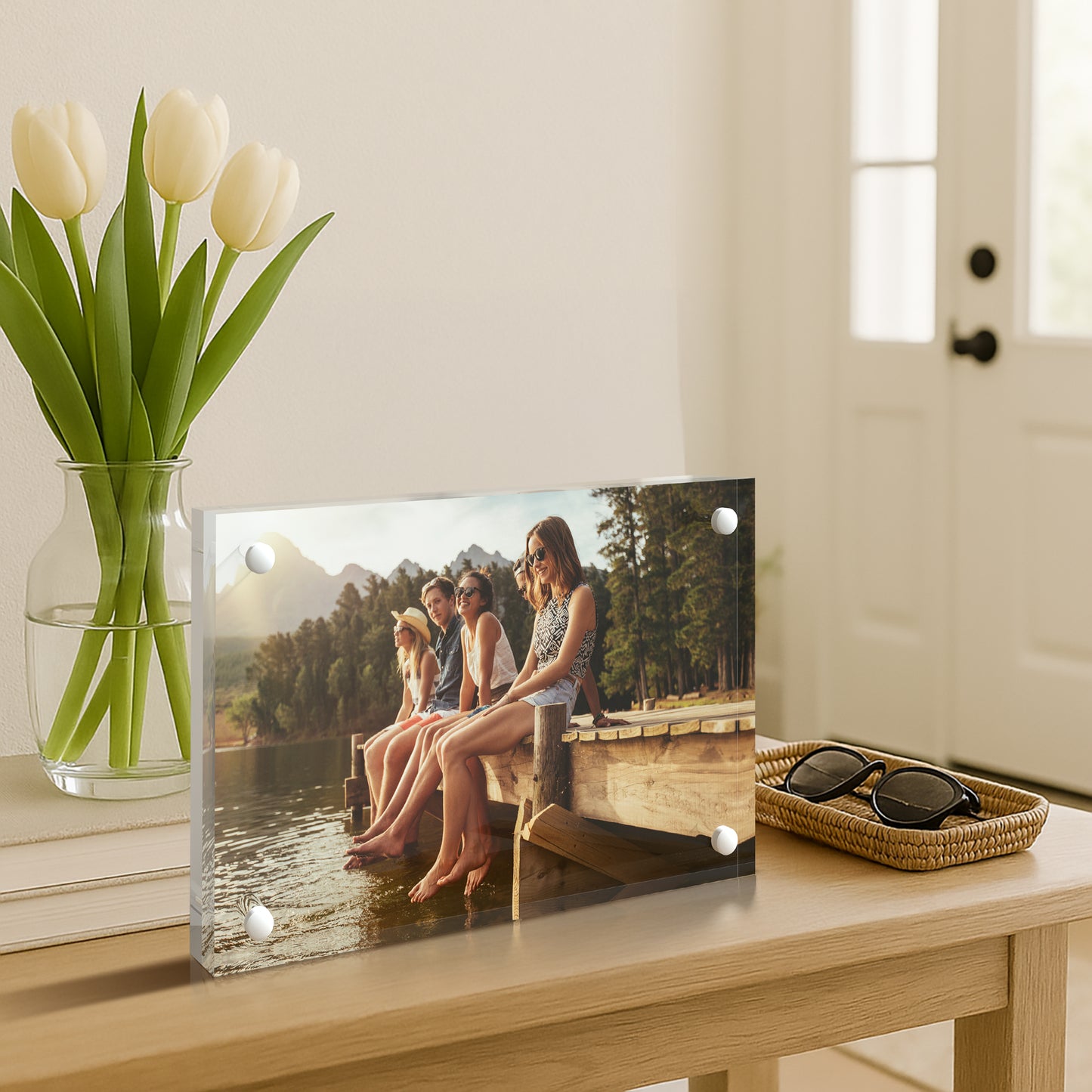 Double-Sided Acrylic Picture Frame | Scratch Resistant