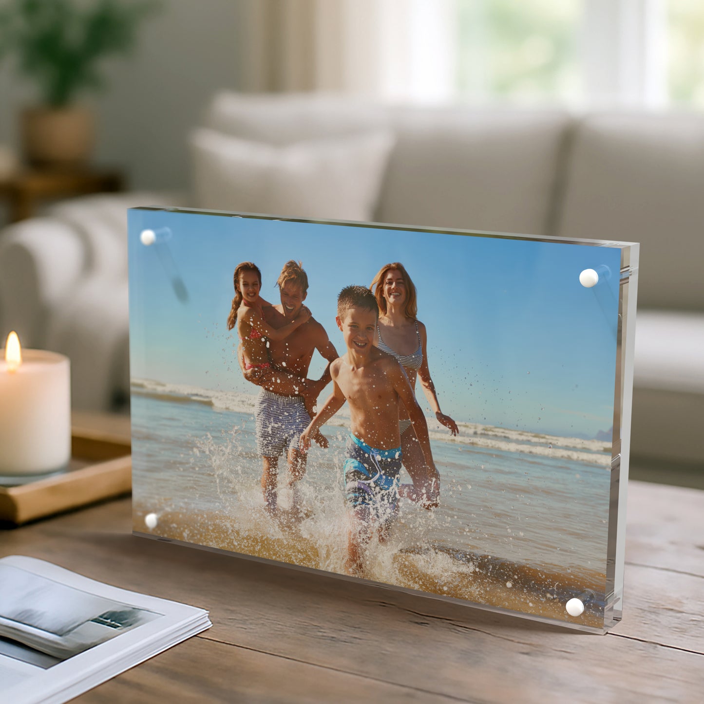Double-Sided Acrylic Picture Frame | Scratch Resistant
