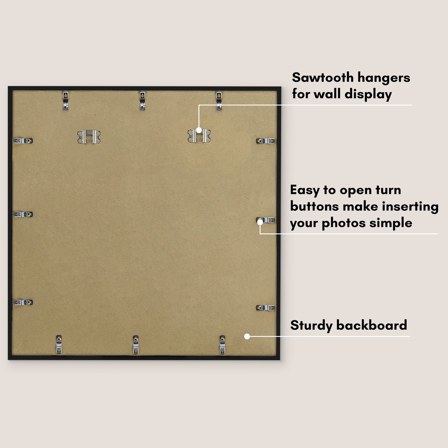 Americanflat Picture Frame with Mat | Polished Plexiglass | Slim Molding