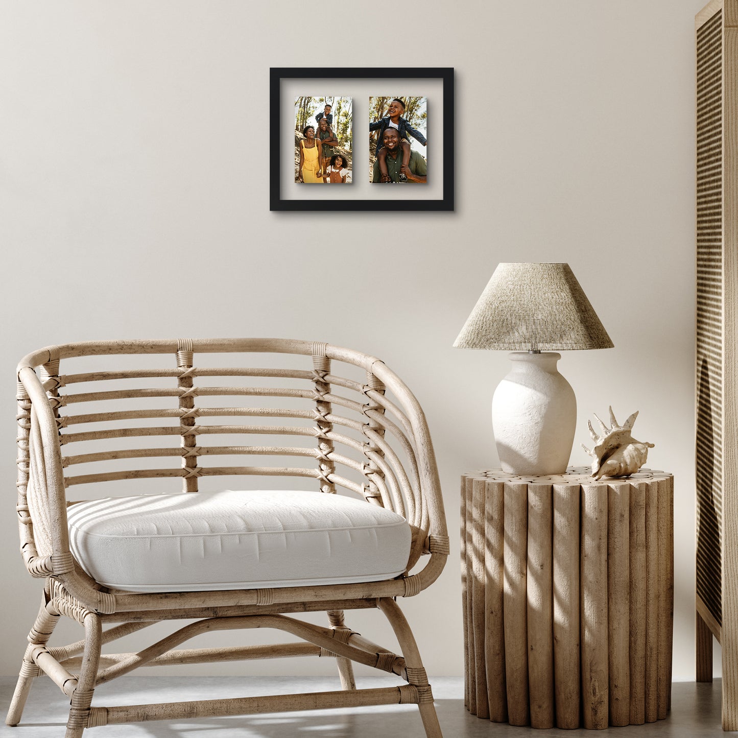 Floating Collage Picture Frame - Displays Two 4x6 | Signature Float Collection