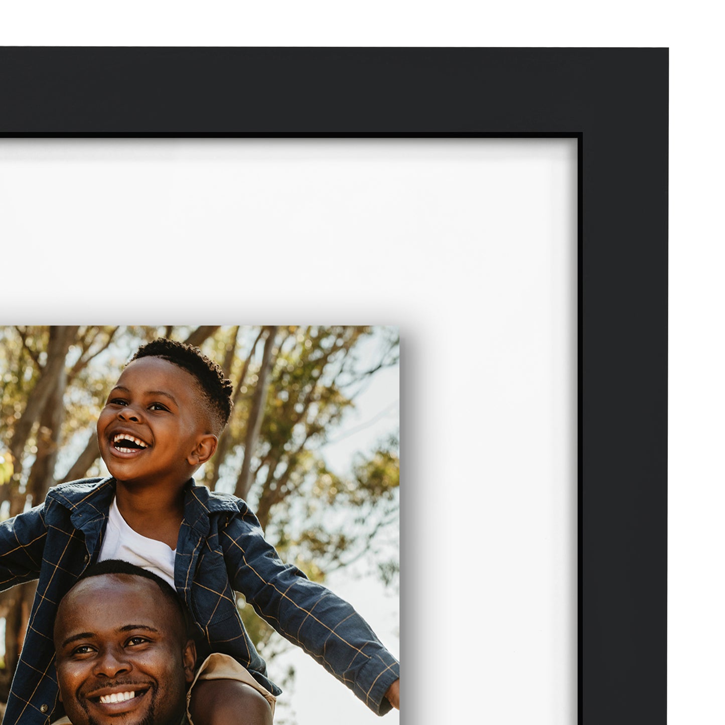 Floating Collage Picture Frame - Displays Two 4x6 | Signature Float Collection