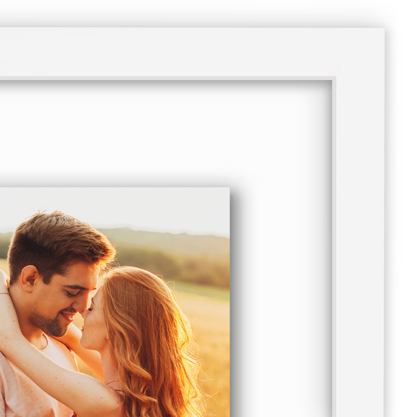 Floating Collage Picture Frame - Displays Two 4x6 | Signature Float Collection