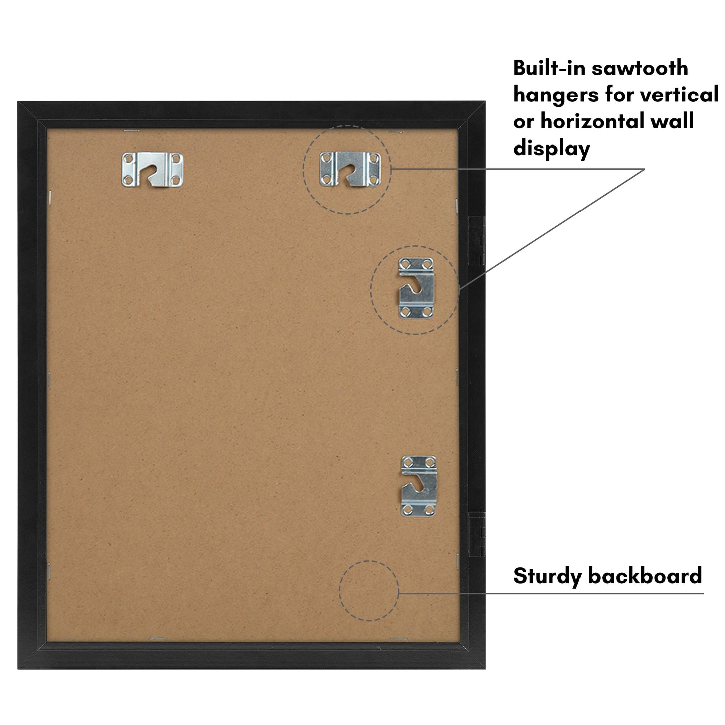 Americanflat Kids Art Frame with Mat | Set of 4 | Holds up to 100 Artworks