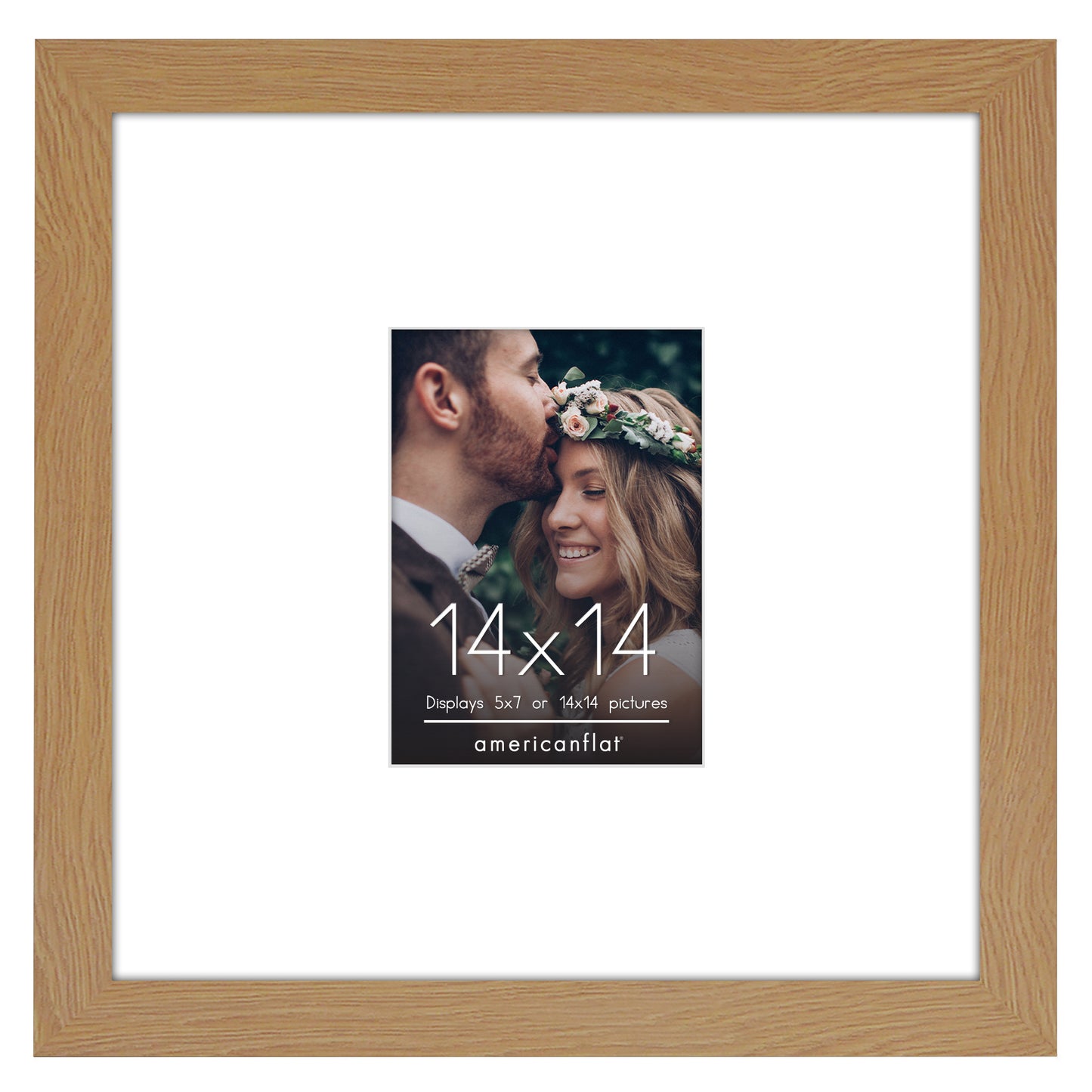 Americanflat 14x14 Signature Picture Frame for Weddings Baby Showers and More